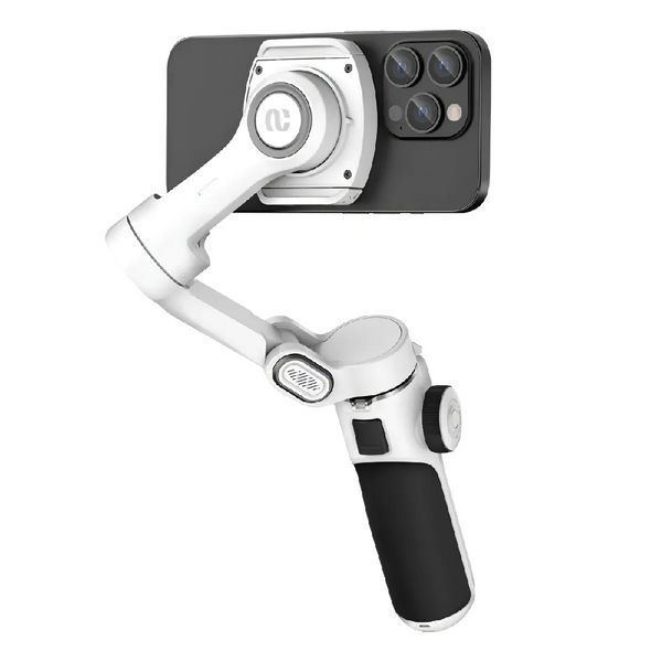 Триосьовий стабілізатор для смартфона AOCHUAN SMART P2 White STED 36891 фото